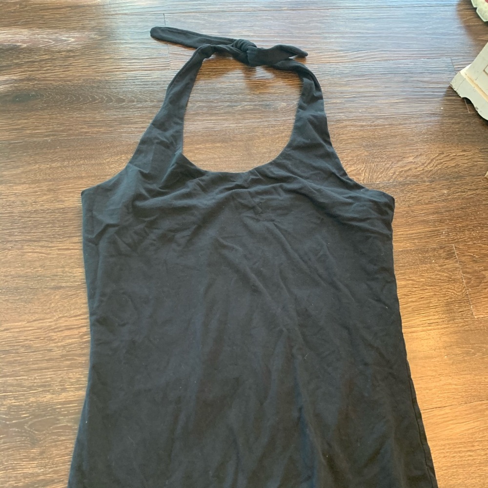 black tank top